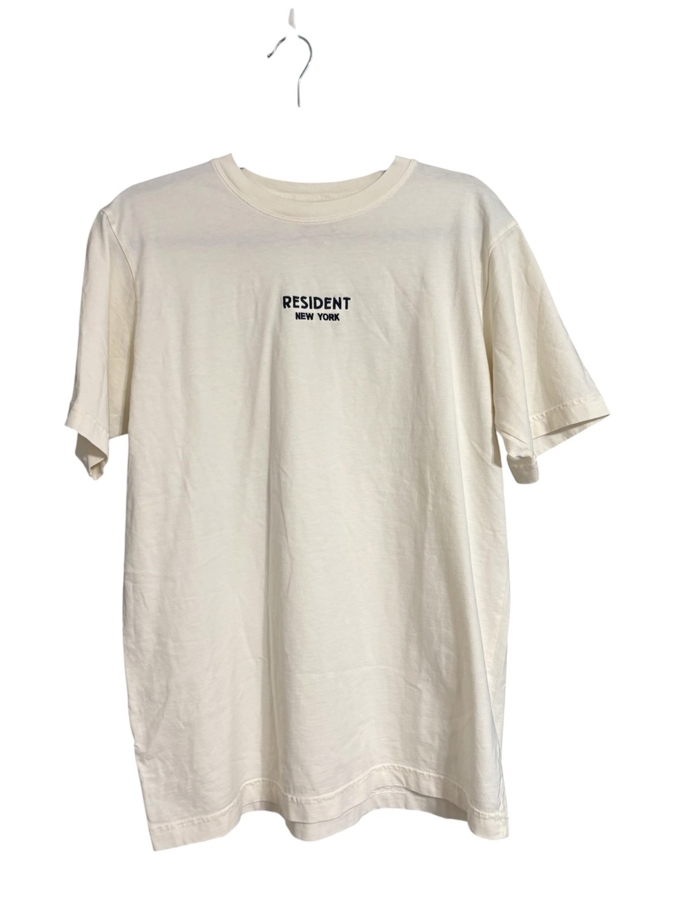 Organic Favorites Resident New York Tee Organic Cotton Cream T-Shirt Size M